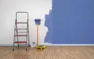 Painting project on interior wall in Orlando